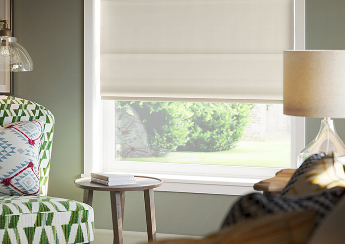 Oslo, Pearl - Twist&Fit Roman Blind - Image 5